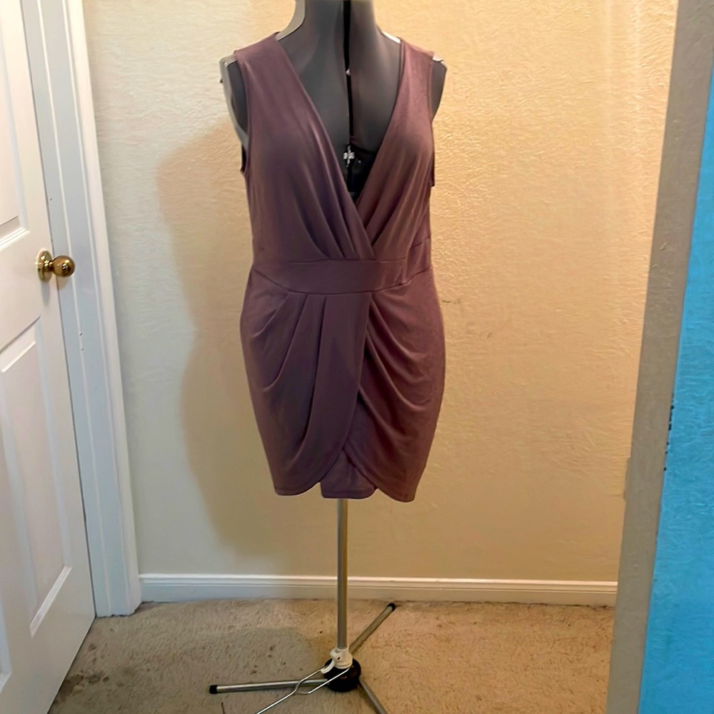 Sexy flattering club dress low cut 3x